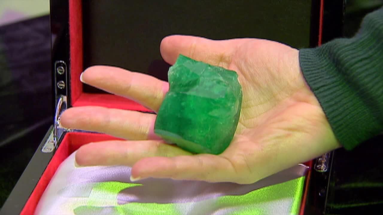 Rare emeralds discovered in shipwreck set to fetch millions