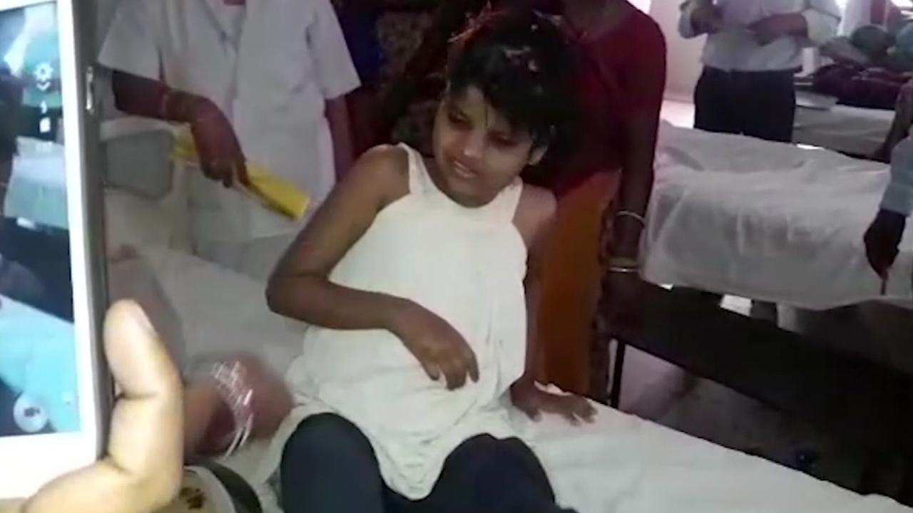 ‘Mowgli’ girl found living with monkeys in India forest