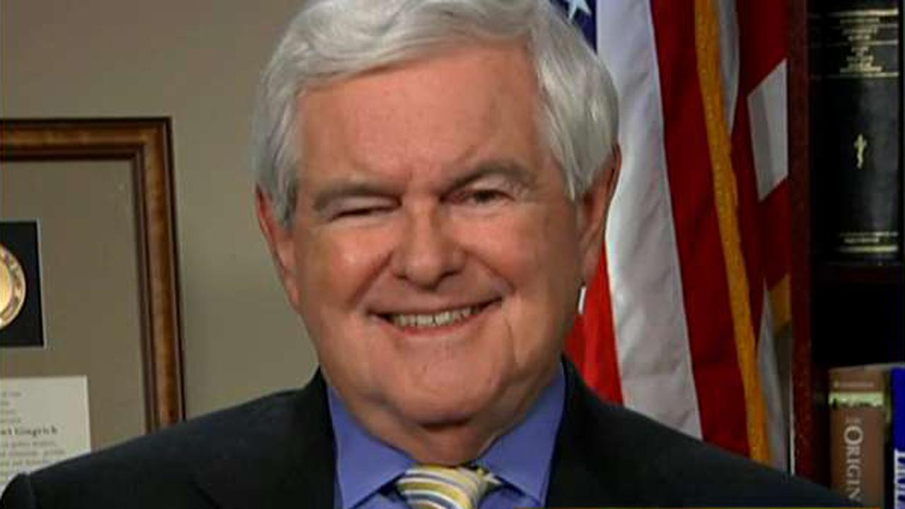 Gingrich: Syria, North Korea strategy is a change for Trump