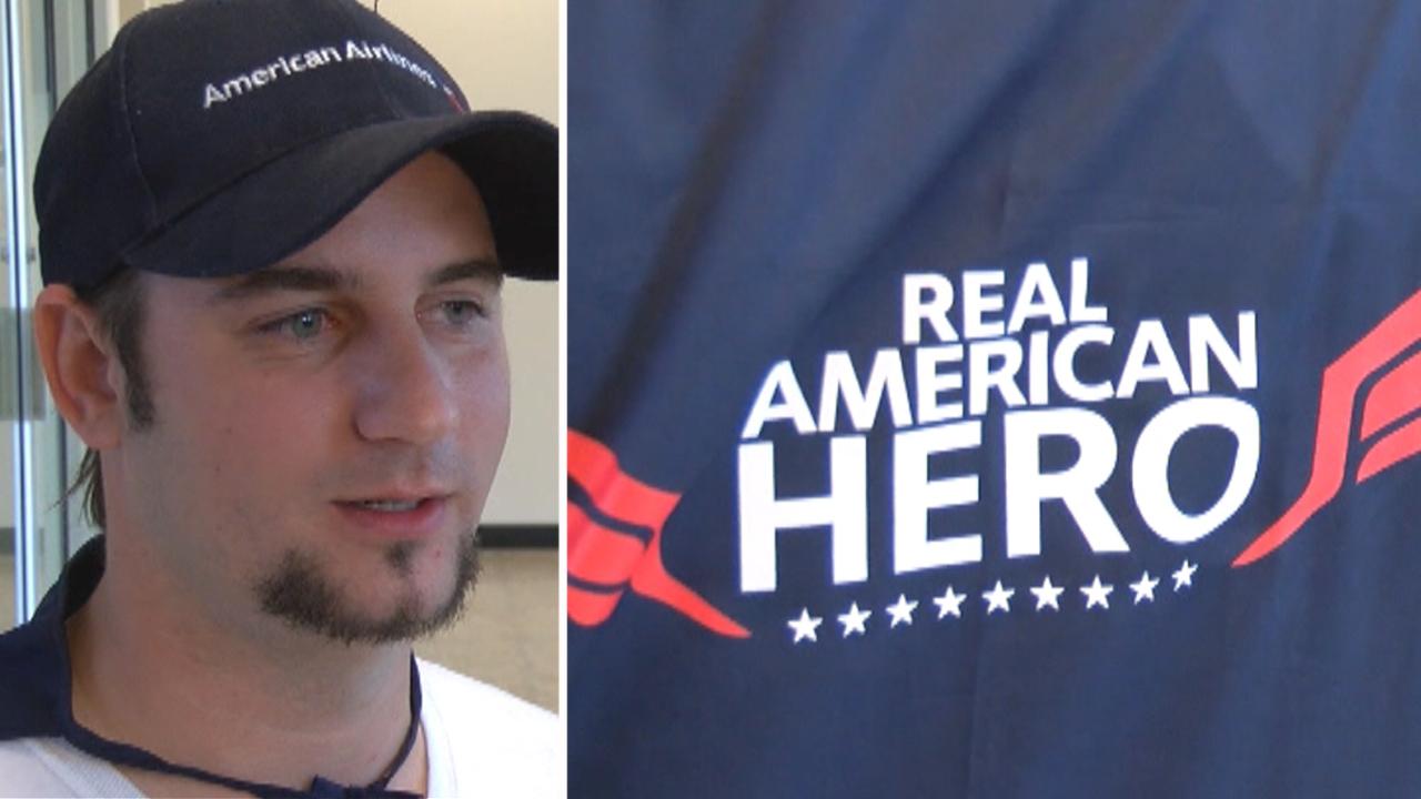 'Real American Hero' saves lives of two men within minutes
