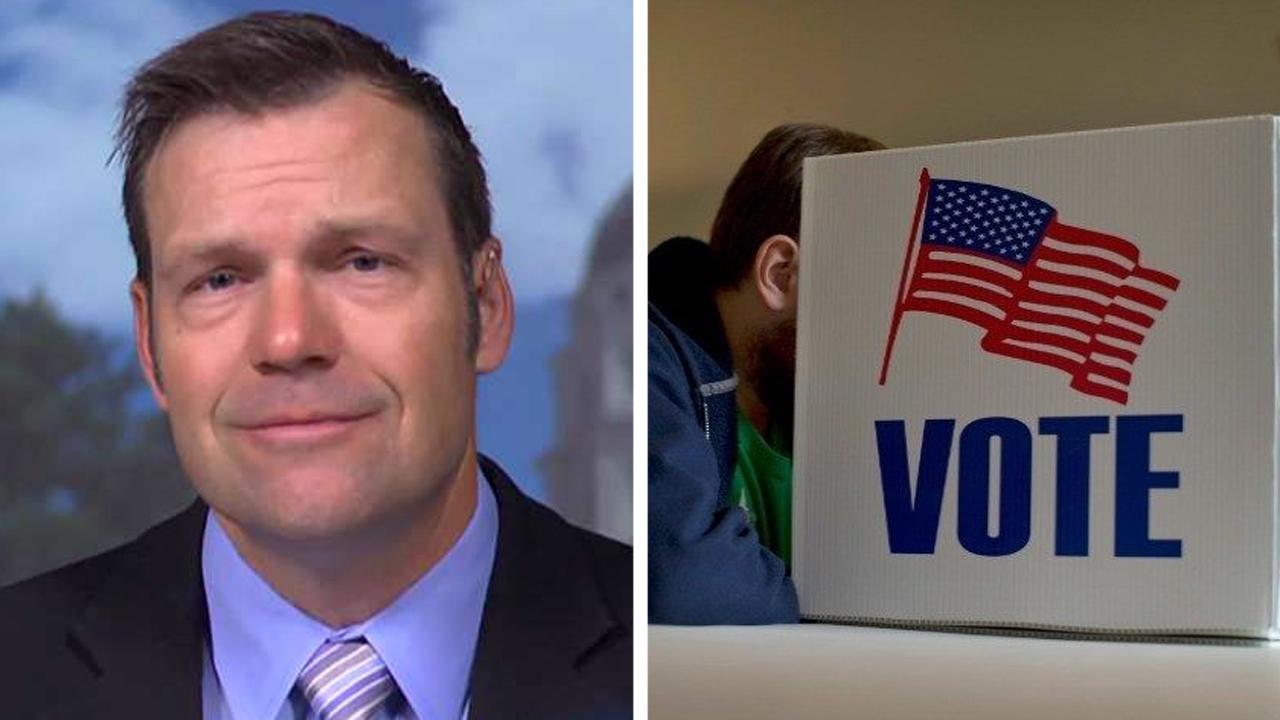 Kris Kobach Talks Fighting Voter Fraud In Kansas | Fox News Video