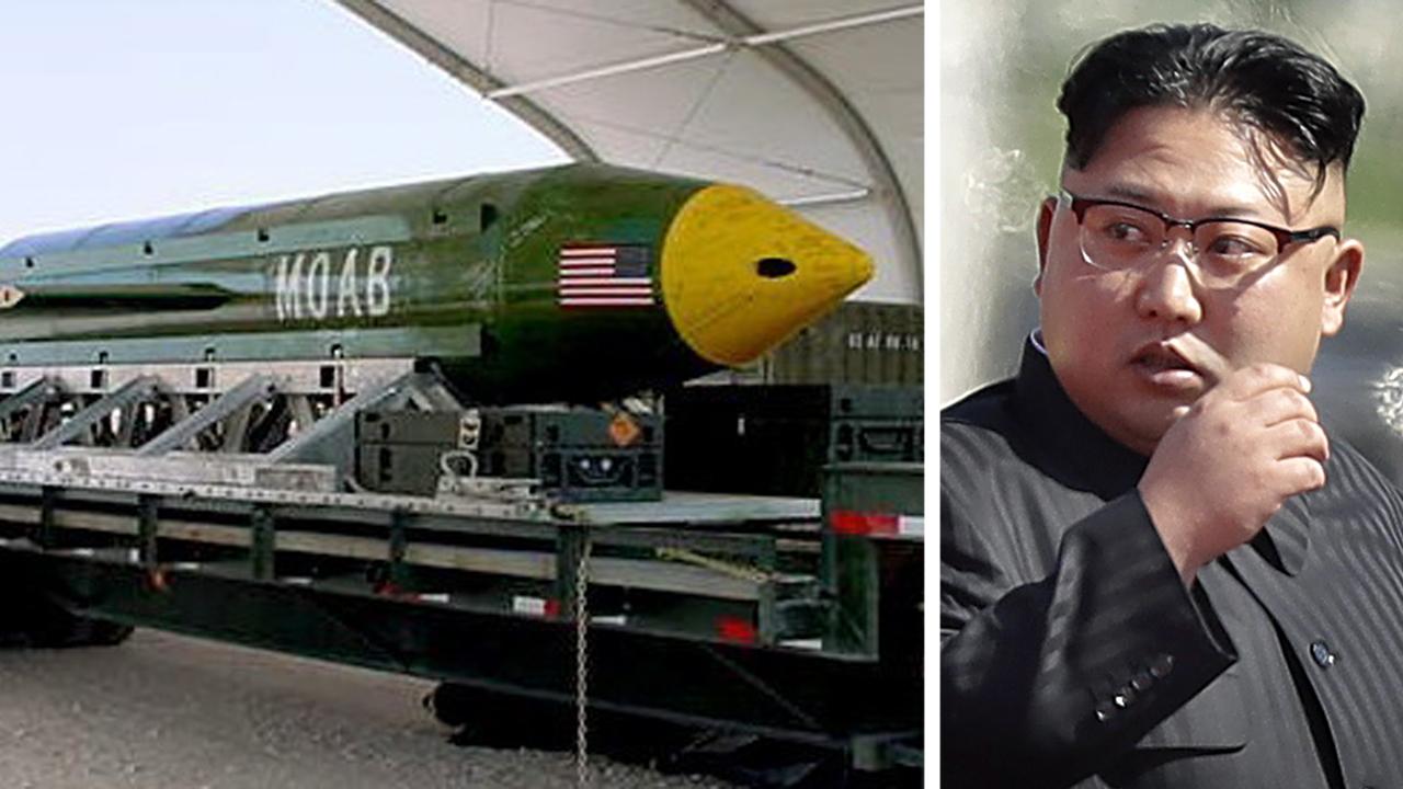 'Mother of all bombs' really a message to North Korea? 