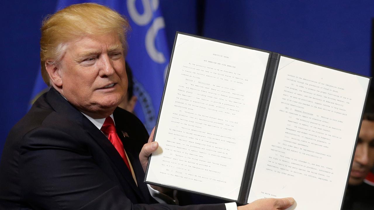 POTUS signs new executive order to keep jobs in US