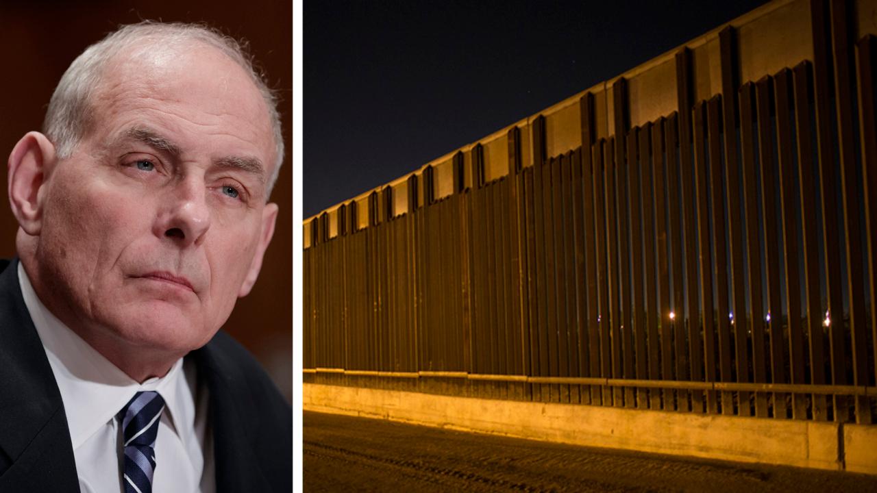 Kelly says border wall construction may begin this summer