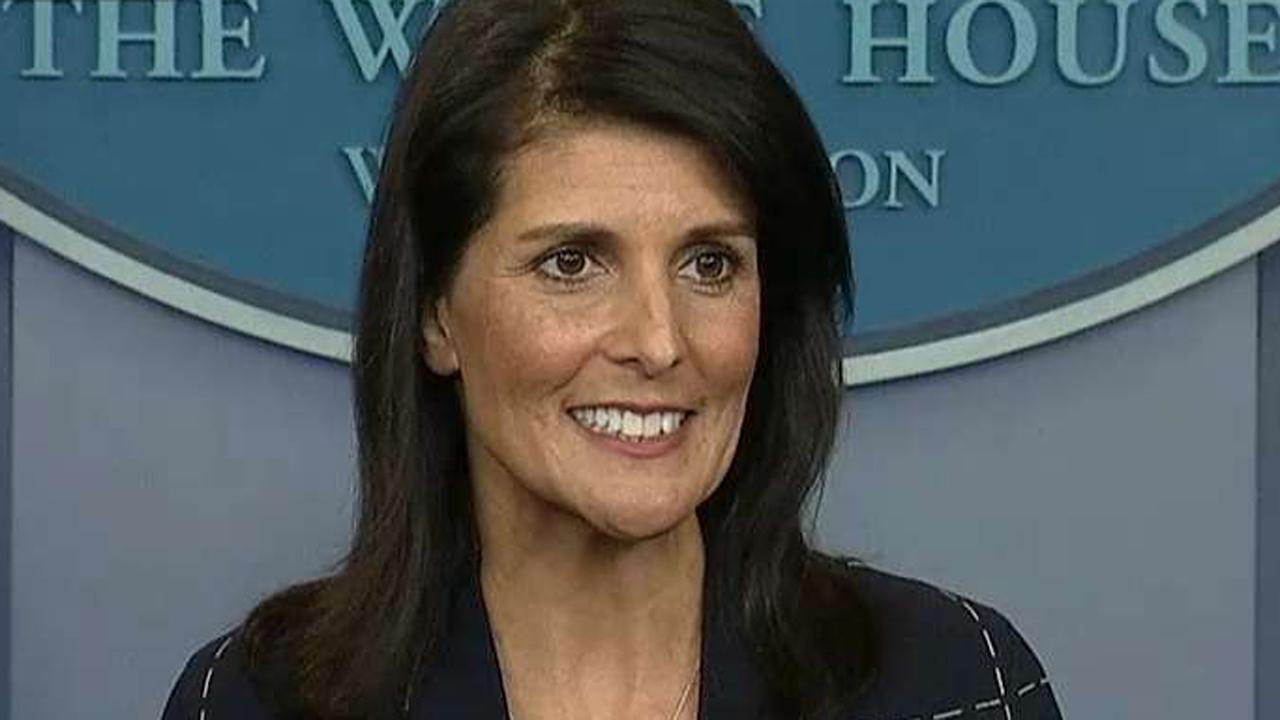 Haley: The president is very involved in foreign policy 