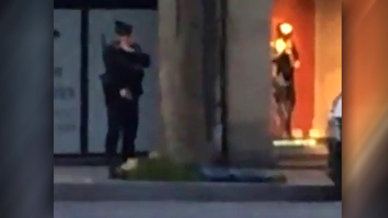 Video captures moment gunfire erupts in Paris terror attack