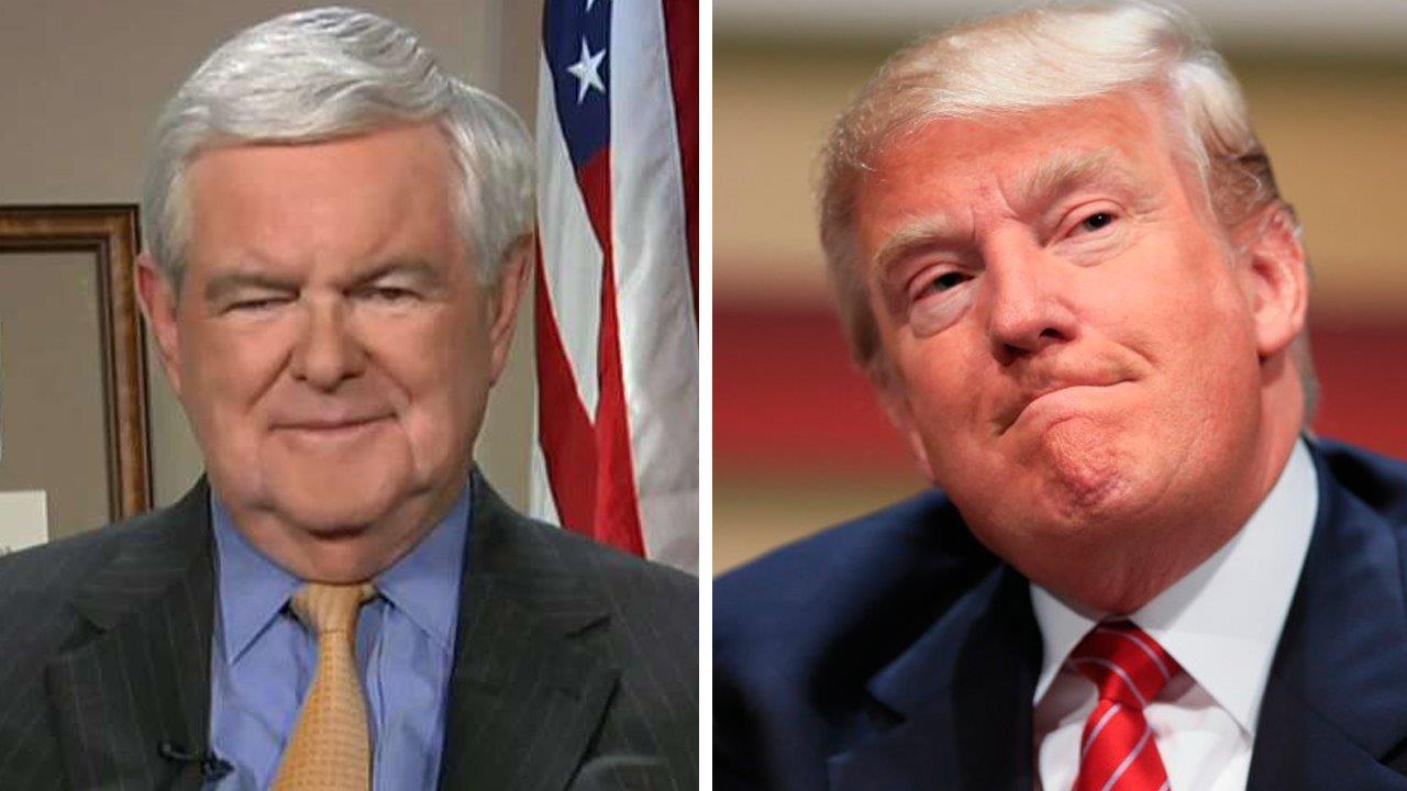 Gingrich would give Trump 'high marks' for the opening round