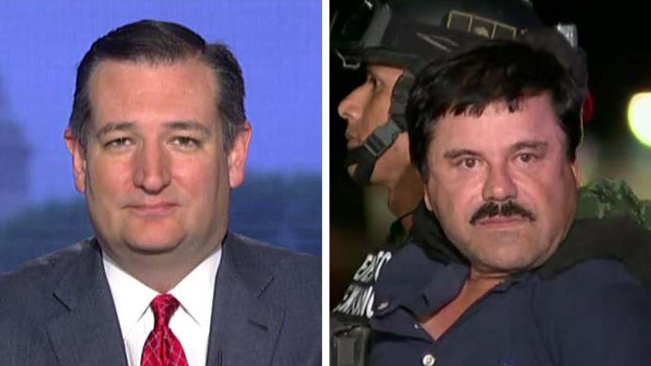 Sen. Cruz: El Chapo's drug money can pay for border wall
