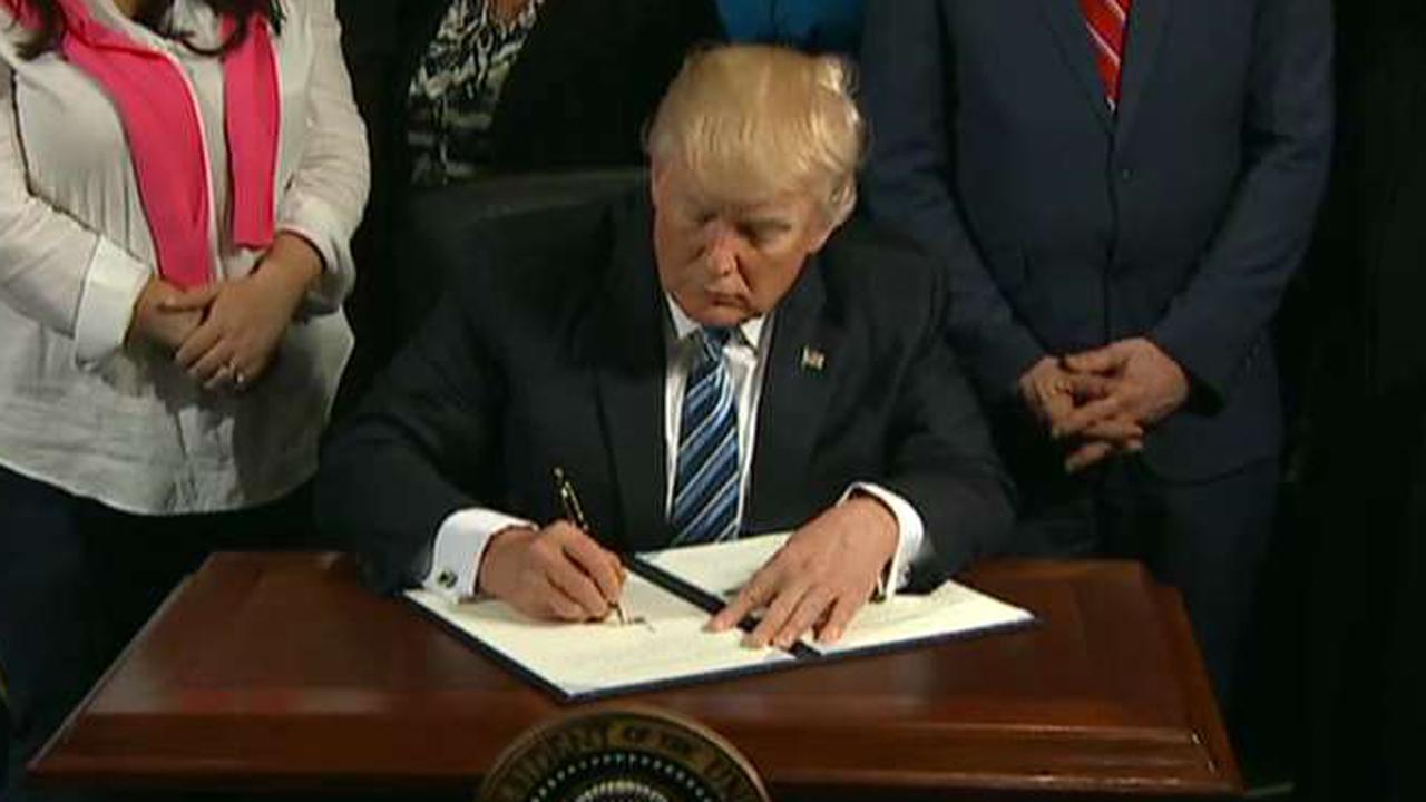 President Trump signs VA accountability executive order Fox News Video