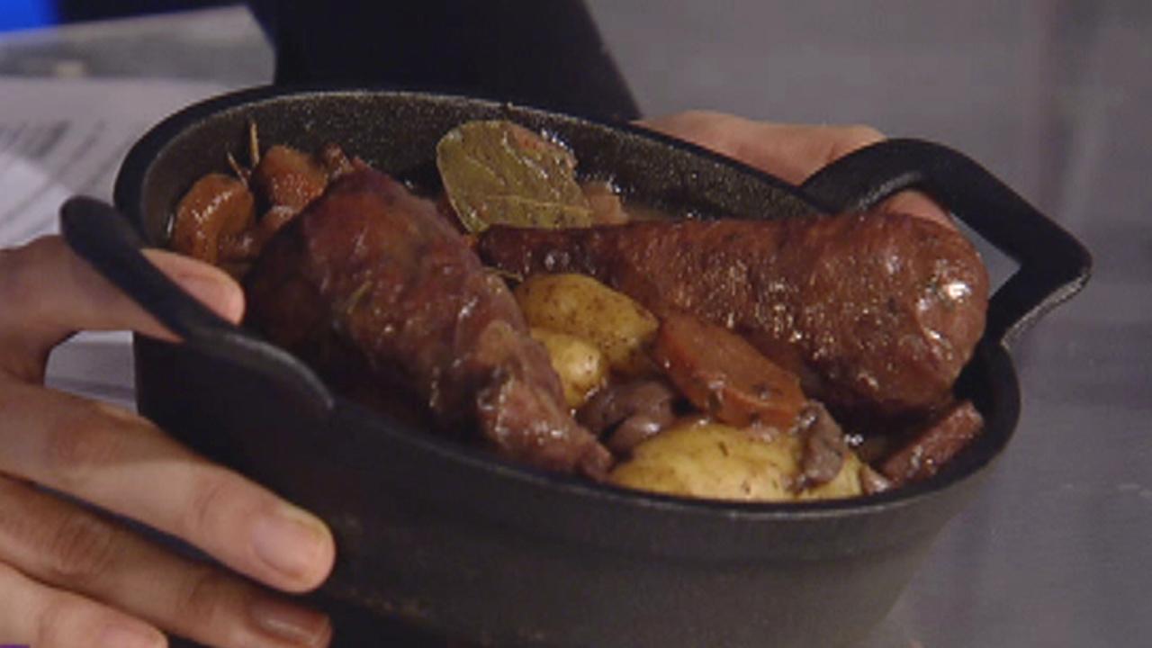 Learn to make traditional French dish coq au vin