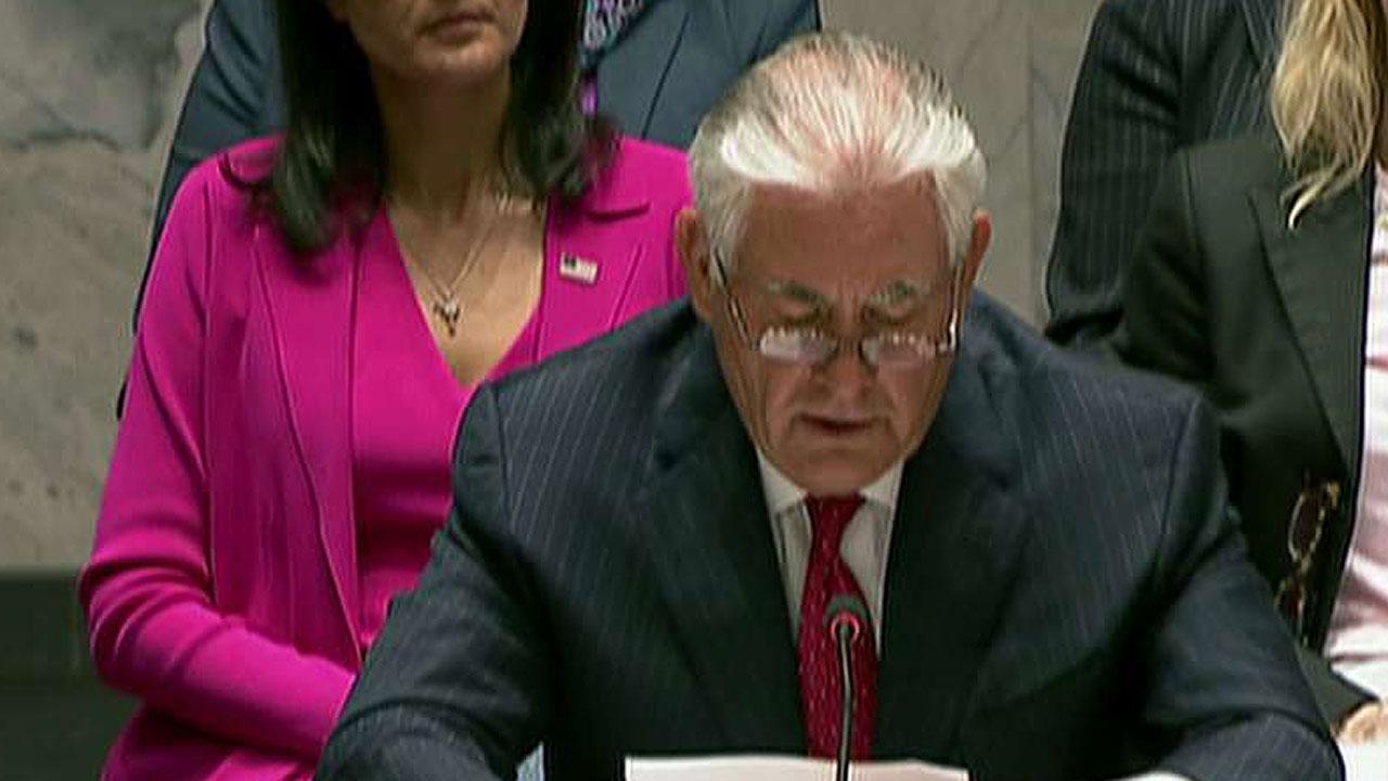 Tillerson calls on international community to act on NKorea