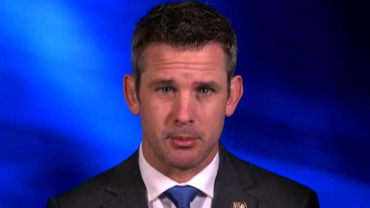 Rep. Adam Kinzinger reacts to North Korea's missile launch