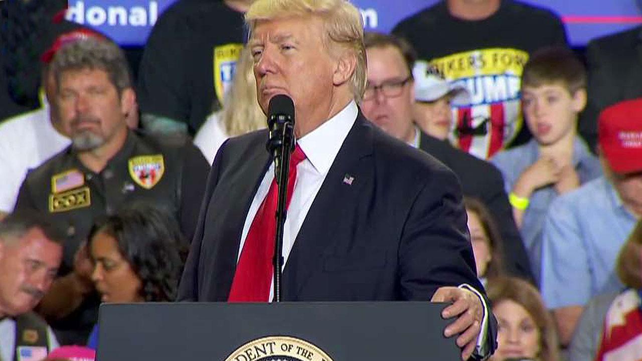 Trump Pennsylvania Rally President marks first promises made and kept