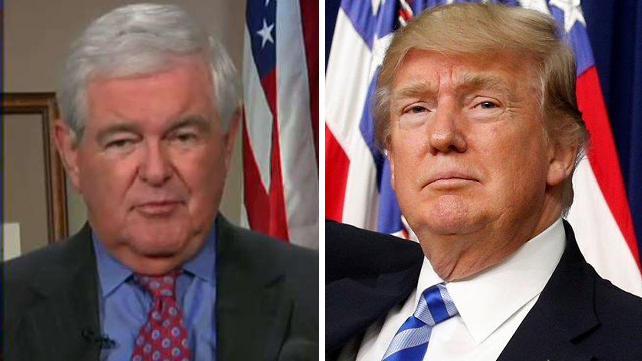 Gingrich on media: Trump represents the end of their world