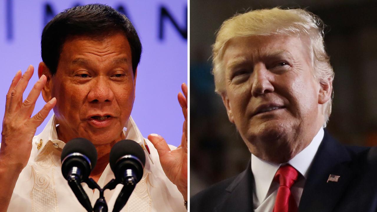 Trump under fire for reaching out to Philippine president