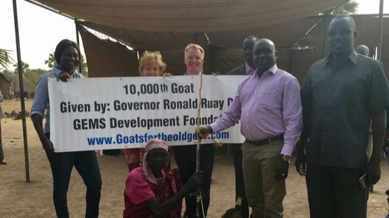 Goats for the Old Goat donates its 10,000th goat
