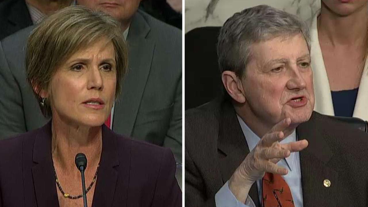 Kennedy presses Yates: Who appointed you to Supreme Court?