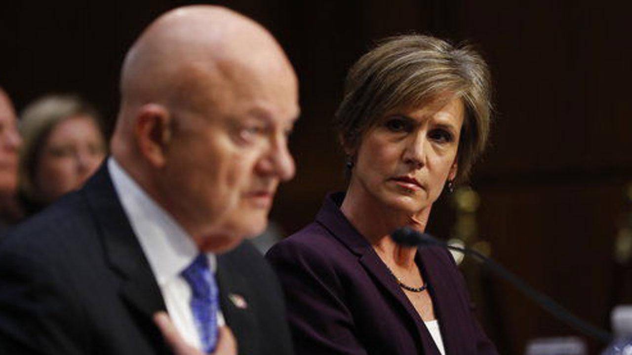 Fallout from Yates', Clapper's testimony at Senate hearing