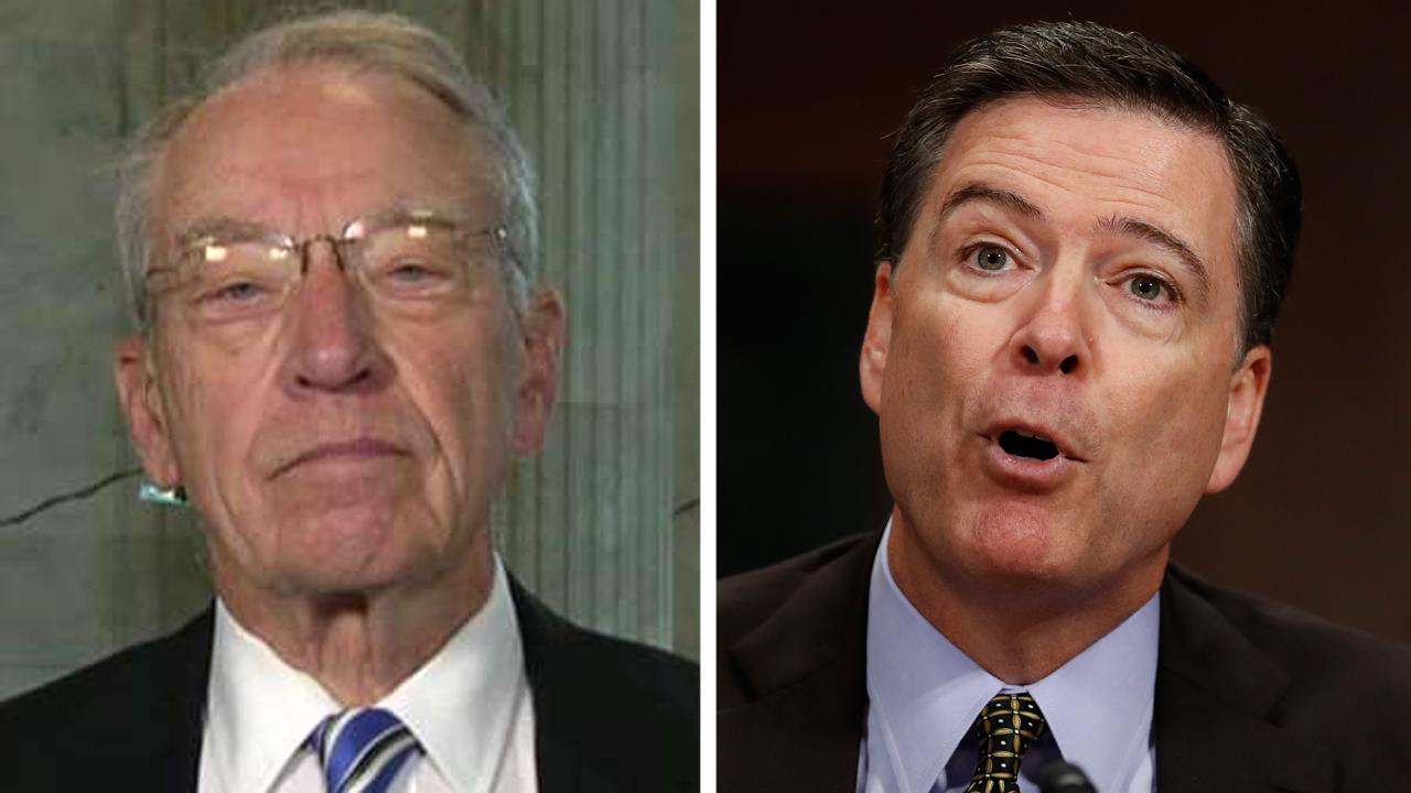 Sen. Chuck Grassley addresses Comey's ouster