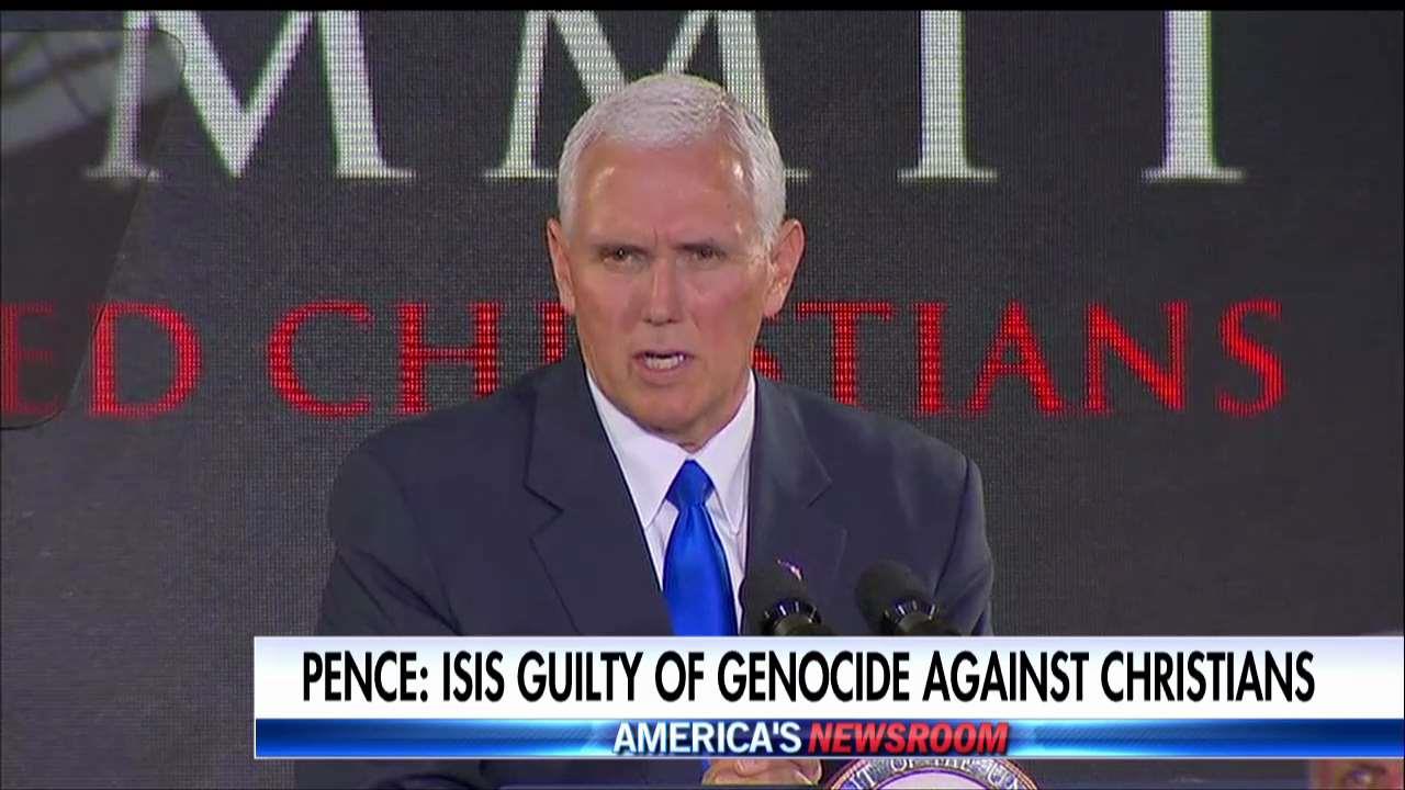 Pence remarks on ISIS genocide