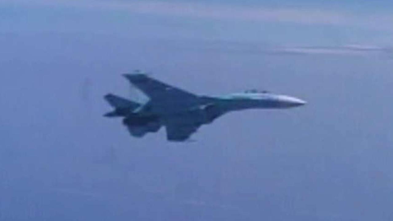 Russian fighter jet flies within 20 feet of US Navy aircraft