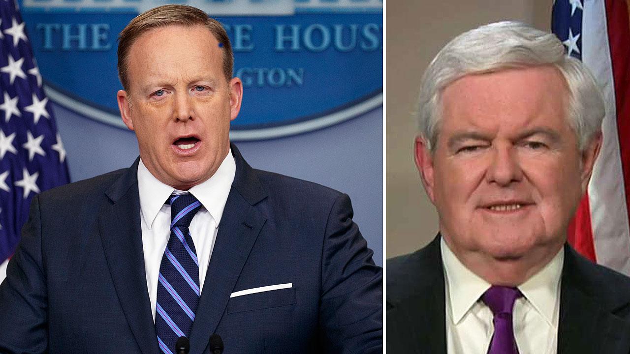 Newt Gingrich calls for closing down the WH press room 