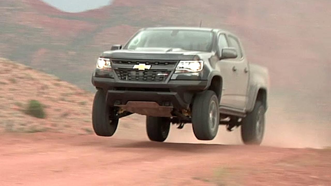 Chevy's new off-road truck can go where no GM diesel pickup has gone before - into the air