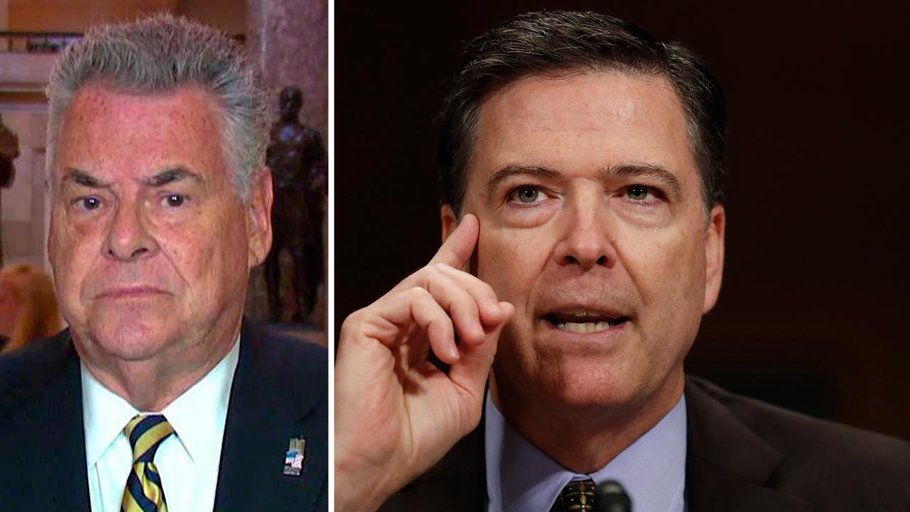 Rep. King: Comey had obligation to report any intimidation