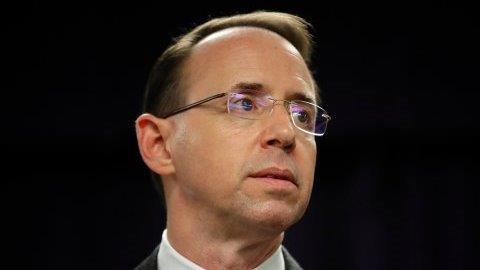 Rosenstein gives senators sense of scope of Mueller's probe