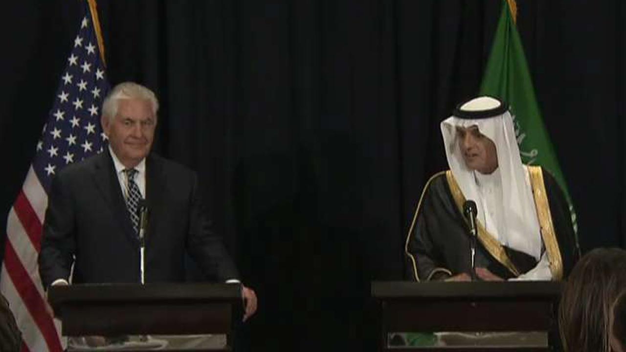 Tillerson: Today is historic for US-Saudi Arabia relations