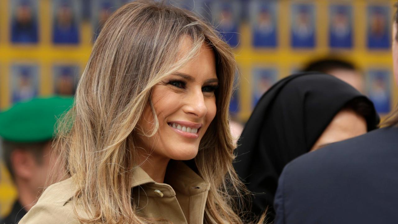Melania Trump makes her international debut as first lady 