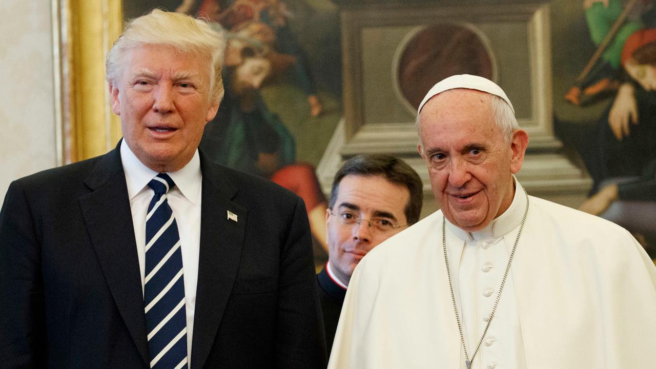 Terrorism tops Trump's agenda in Brussels, meeting with pope