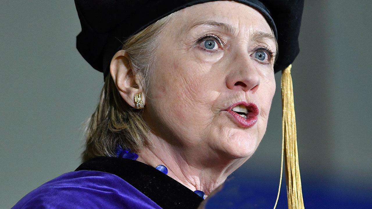 Hillary Clinton uses commencement address to attack Trump