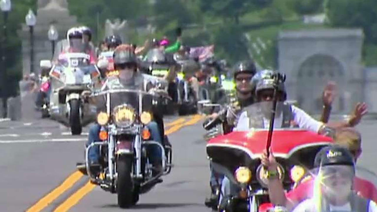 Bikers head to DC for the Rolling Thunder Ride for Freedom