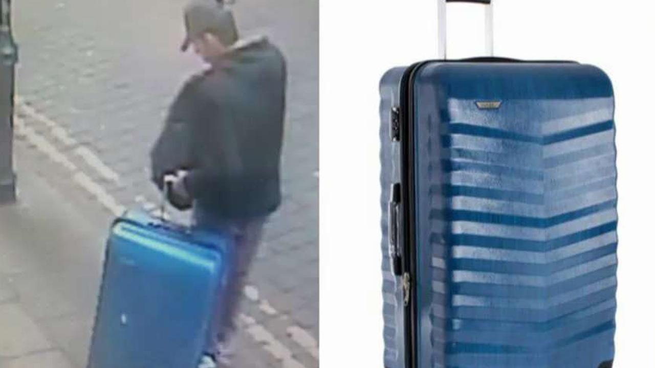 British police ask public's help to locate bomber's suitcase