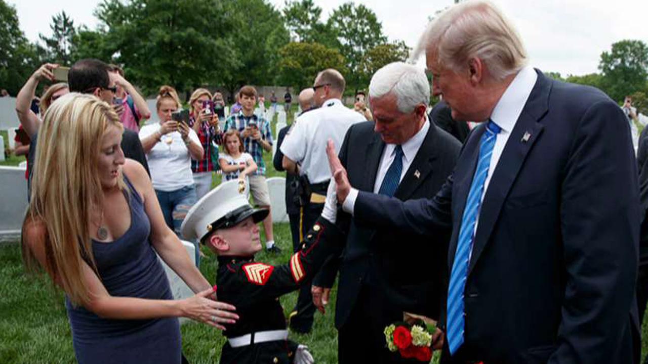 Gold Star family speaks out after meeting Trump at Arlington