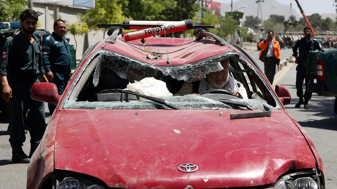 Kabul bombing kills at least 80 in diplomatic area