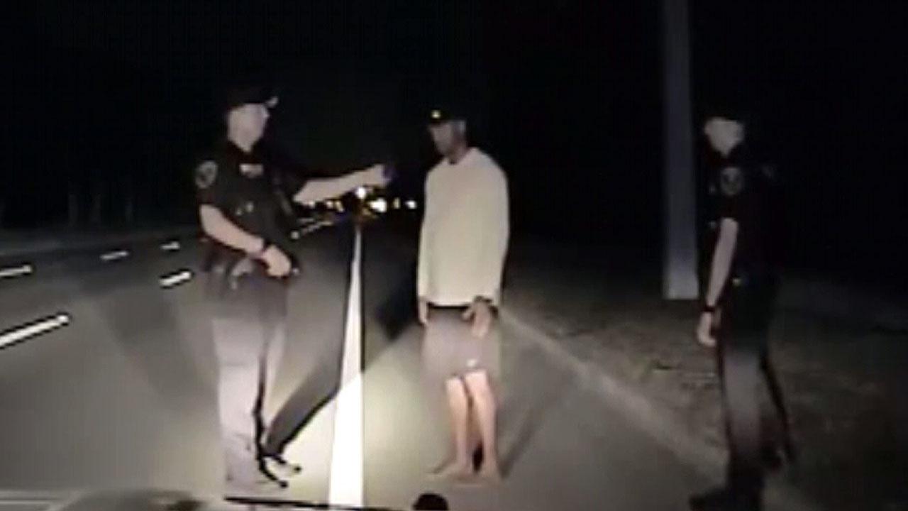 Dashcam video released of Tiger Woods' DUI arrest