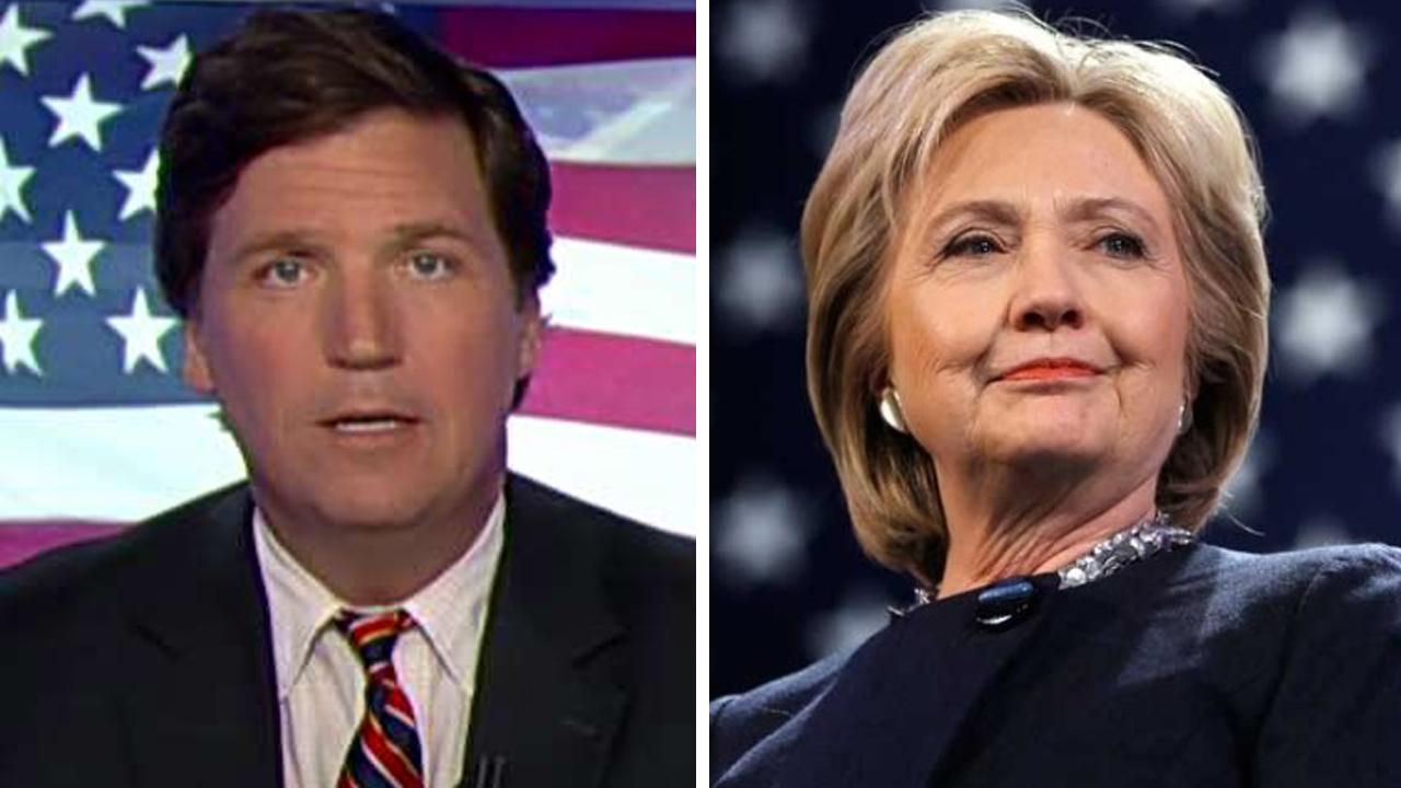 Tucker: Hillary wears tinfoil hat with conspiracy theories