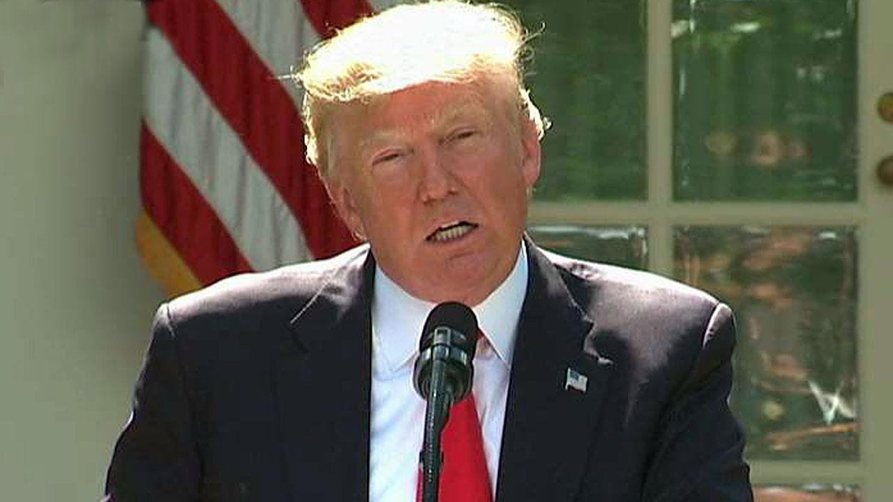 Trump: US will withdraw from climate accord and negotiate