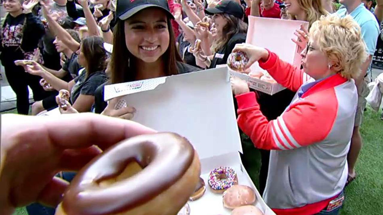Celebrating National Doughnut Day with Krispy Kreme
