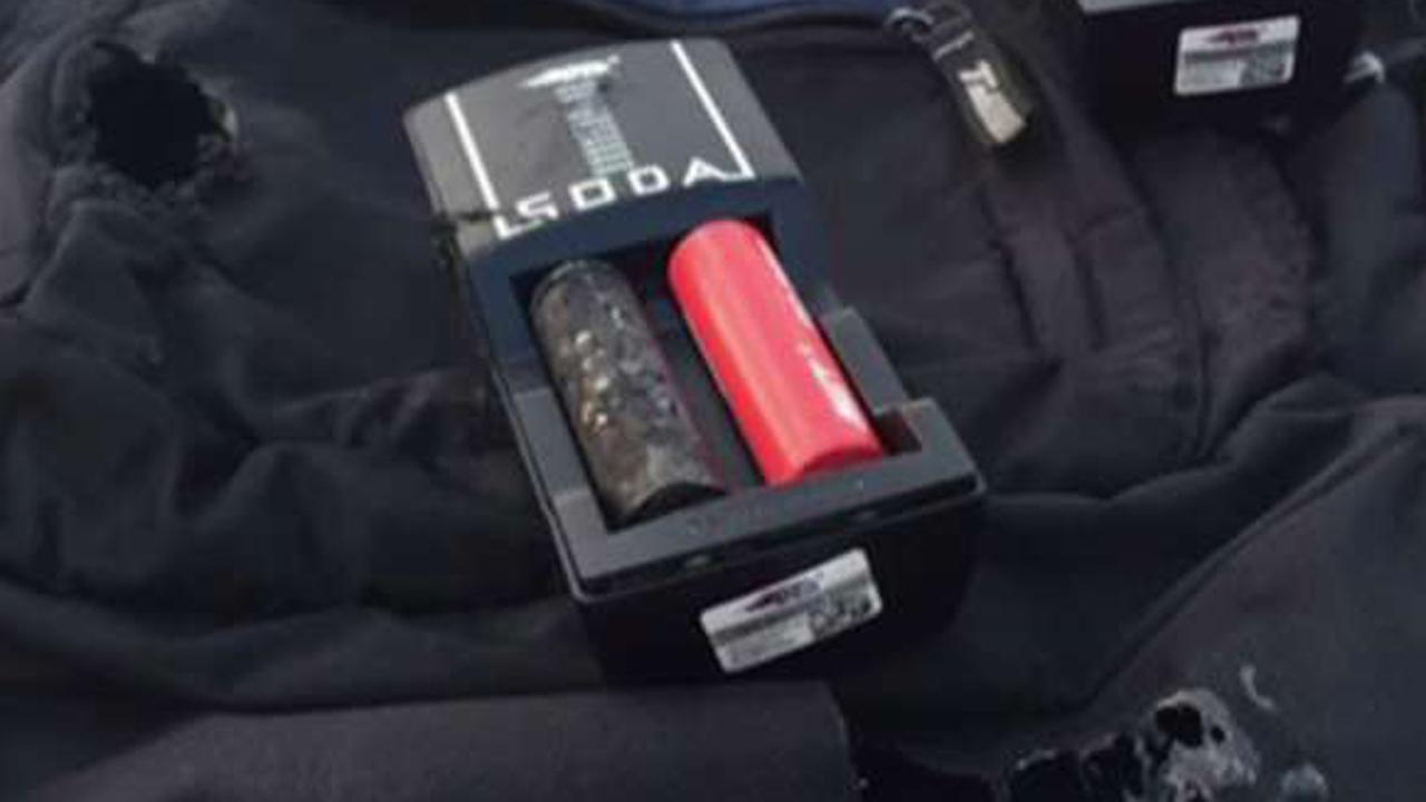 Flight diverted when lithium battery catches fire onboard