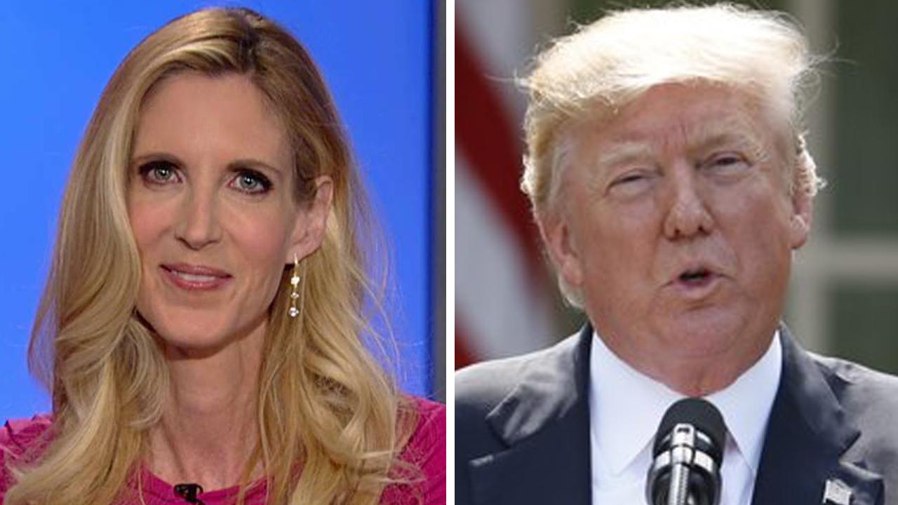Coulter: Trump hurt libs' 'religion' with climate decision