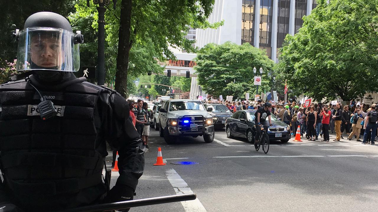 At least one arrest during protests in Portland