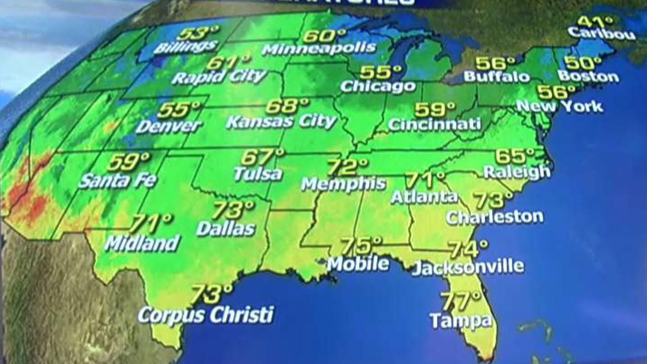 National forecast for Tuesday, June 6