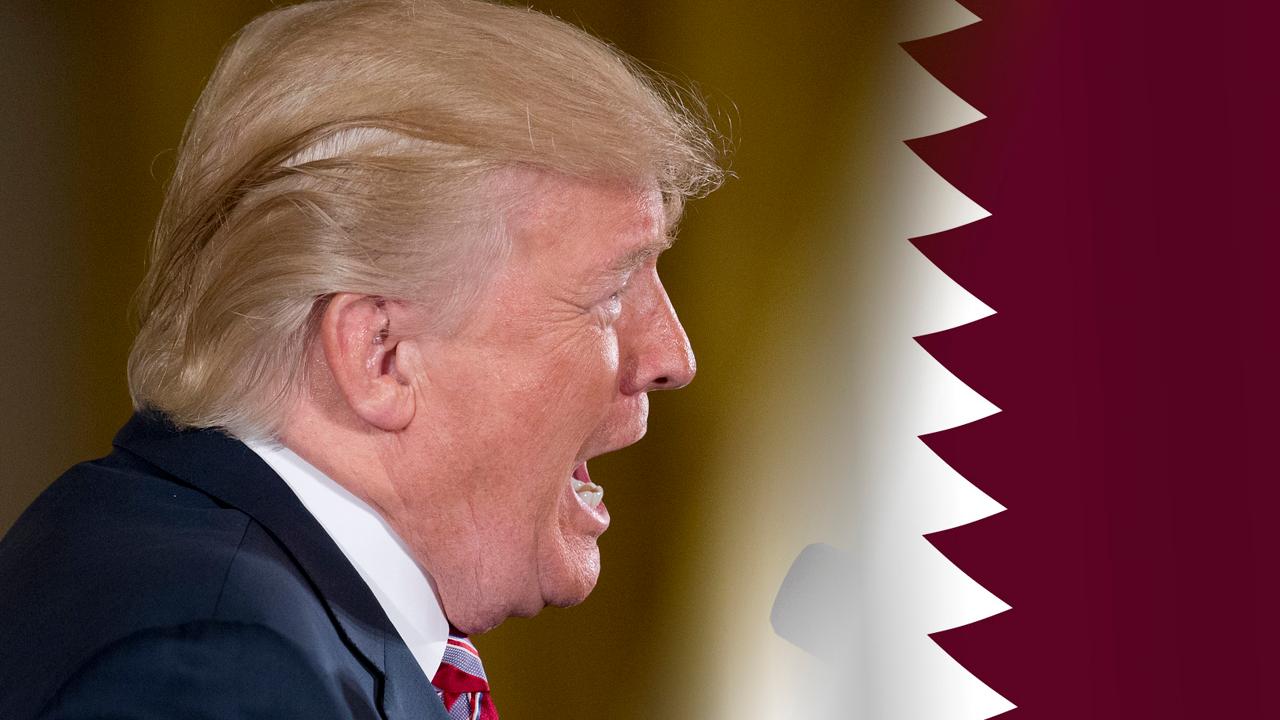 President Trump sides with the Arab nations isolating Qatar