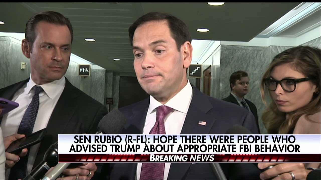 Rubio on appropriate communication with FBI