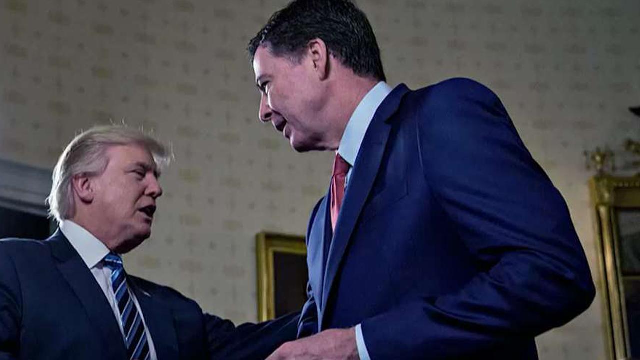 Trump team tries to accentuate the positive, takes aim Comey