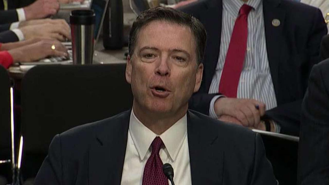 Comey takes direct aim at the press in his testimony