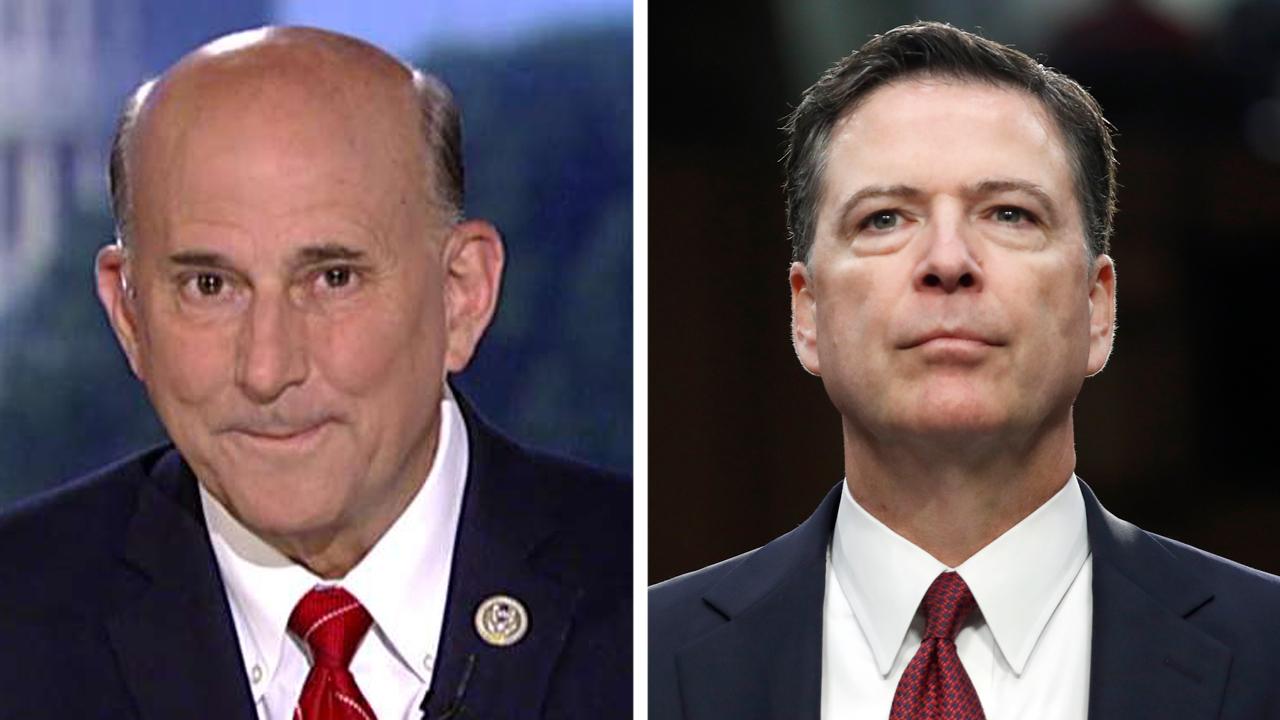 Rep. Gohmert reacts after Comey says he leaked information